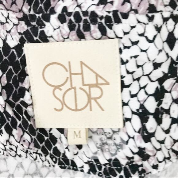 Chaser Medium M Heirloom Snake Print Cropped Hooded Jacket Animal Black Purple - Picture 10 of 12